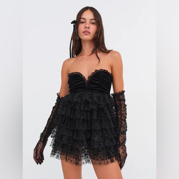 For Love And Lemons | Dresses | For Love Lemons Jourdan Off The Shoulder  Mini Dress | Poshmark